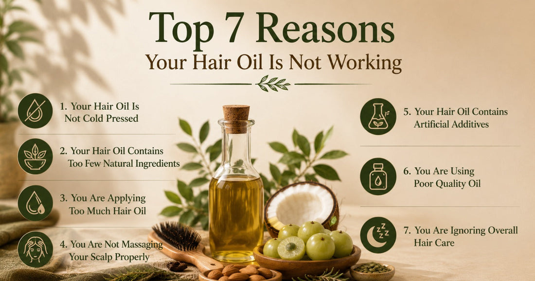 why hair oil isn't working 